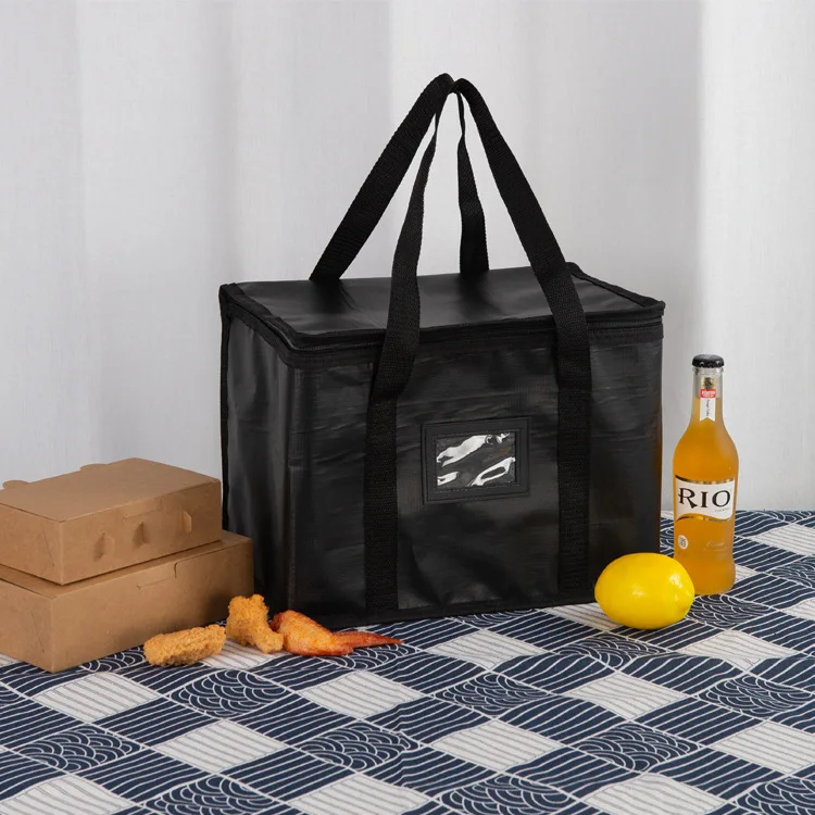 Insulated Cooler Bag, Large Capacity Thermal Lunch Tote, Waterproof Portable Ice Pack for Picnic, Food Delivery, Outdoor Camping