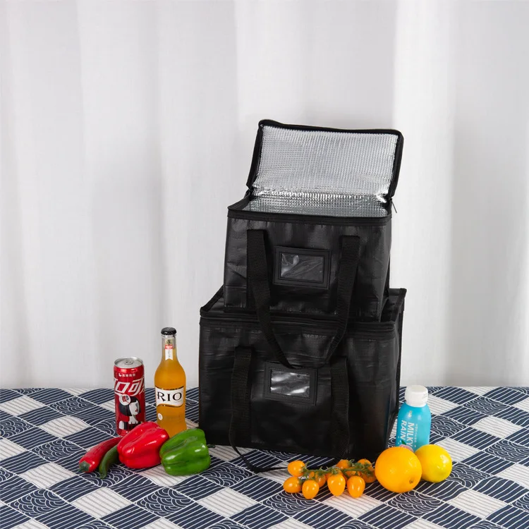 Insulated Cooler Bag, Large Capacity Thermal Lunch Tote, Waterproof Portable Ice Pack for Picnic, Food Delivery, Outdoor Camping
