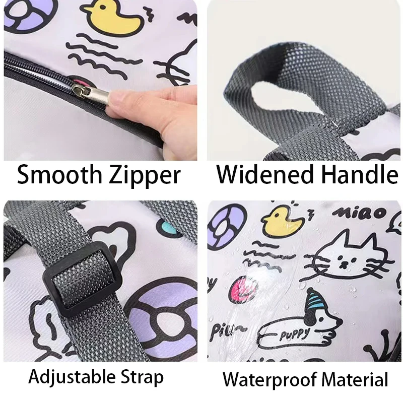 Dry Wet Separation Bag Kids Waterproof Storage Shoulder Backpack Waterproof Sport Travel Fitness Beach Swimming Bag Luggage Bag
