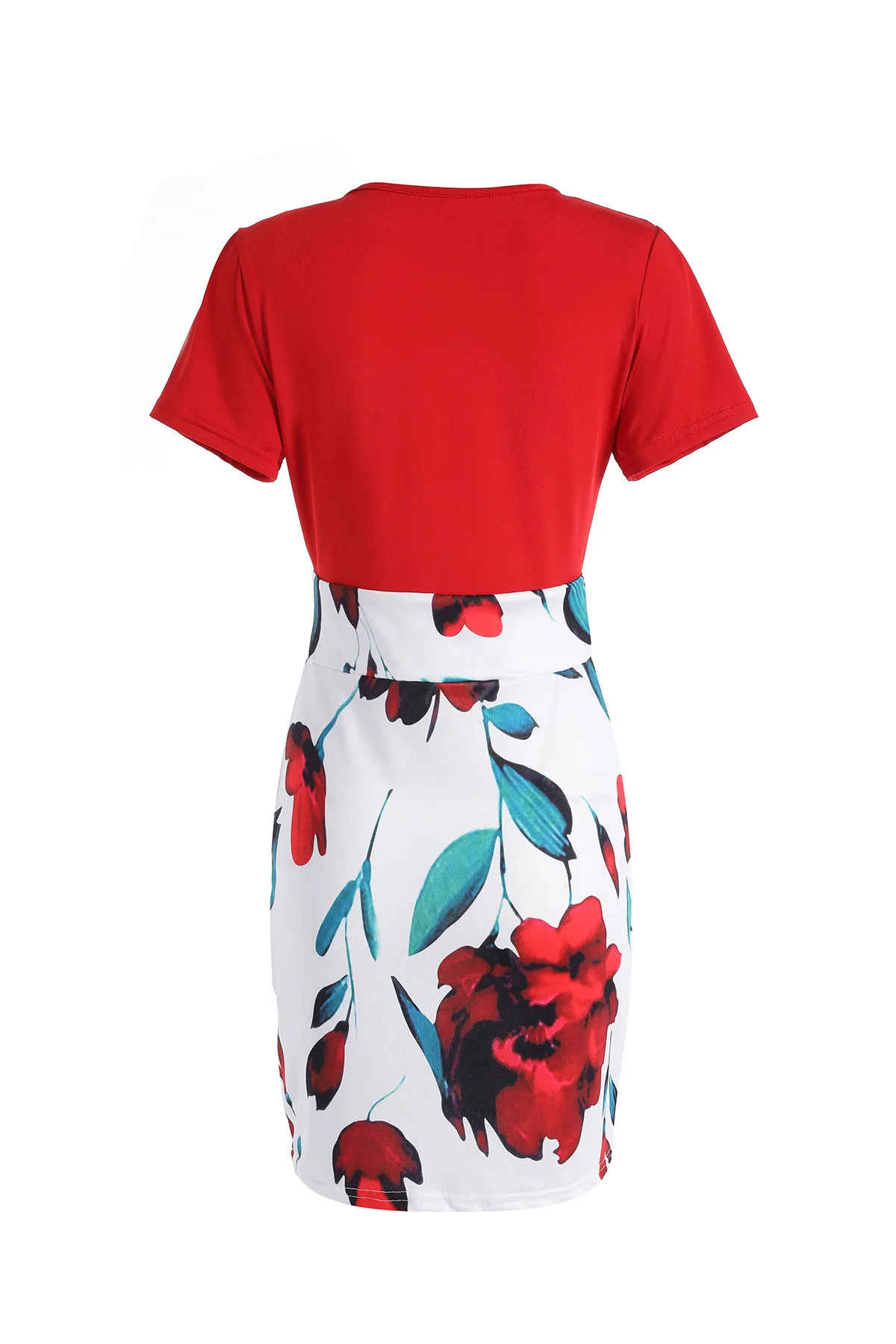 Plus Size Women's Summer Elegant Fashion Short Sleeve Dress Bodycon Office Lady New Arrival Trendy Comfortable