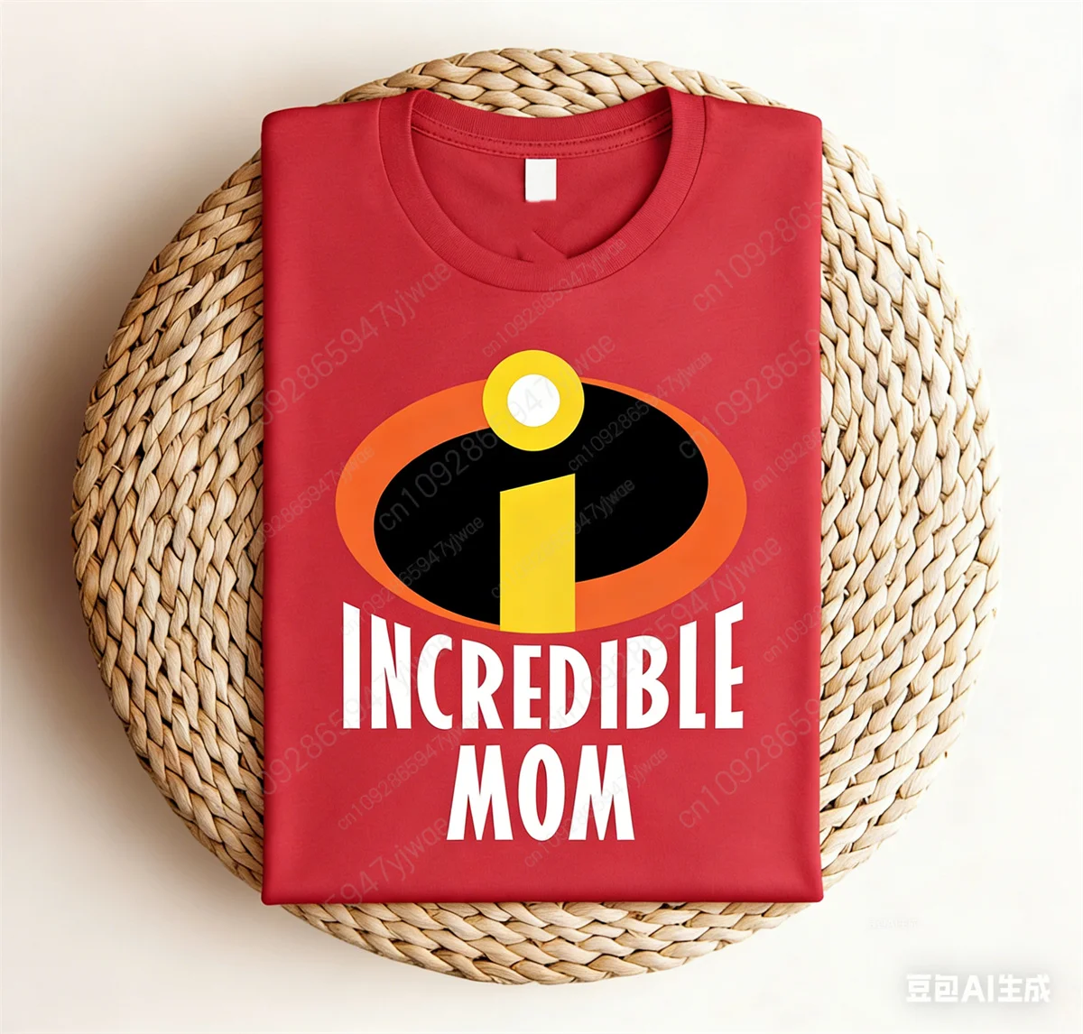 Incredibles Family Logo Graphic Print Shirt Pixar Movie Fan Tee Family Member T-shirt Party Tee Adults Kid Cotton T-shirt Top