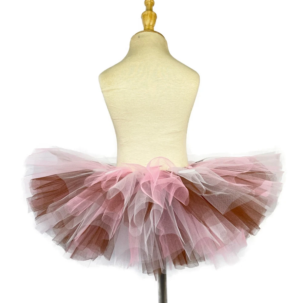 Cute Girls Deer Tutu Skirts Kids Tulle Pettiskirts with White Dots Hairbow Set Kid Halloween Reindeer Costumes Christmas Clothes