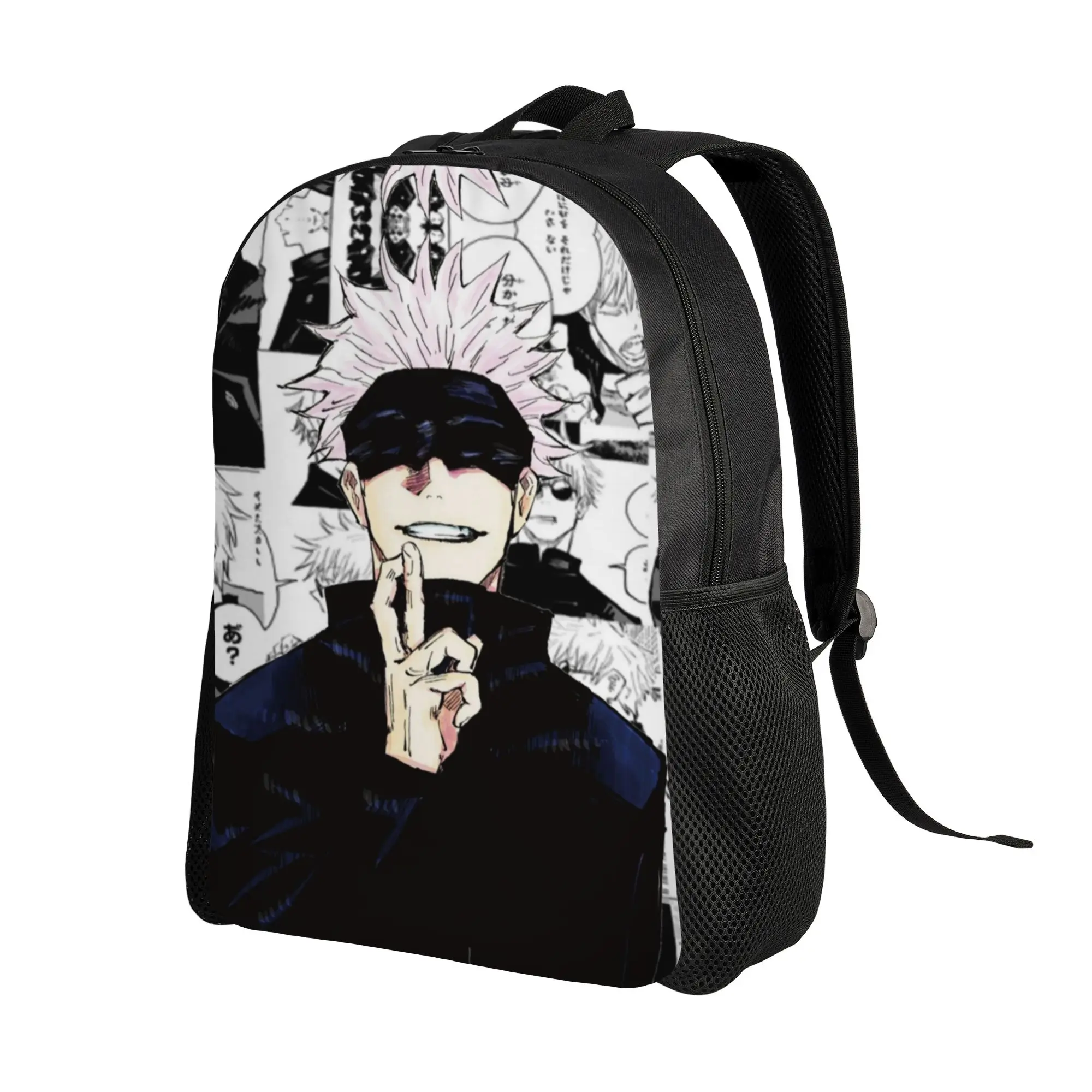 Gojo Satoru Collage Manga Backpack for Men Women Teenage Student Work Daypack Jujutsus Kaisens  Anime College Shoulder Bag Sport
