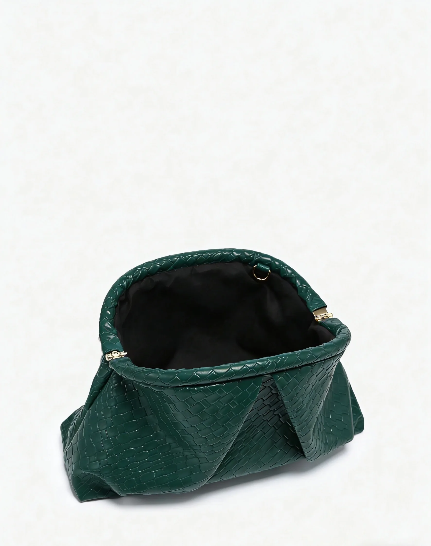 New Style Riveted Pleated Handbag for Women, Clutch Bag, Zipper Bag, Fashionable, Casual, Simple, Daily Commute, Evening Party B