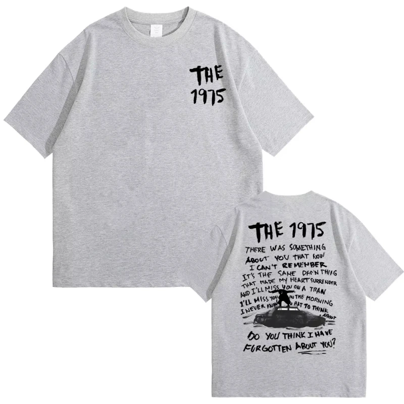 The 1975 about You Graphic Print T-shirt Being Funny in A Foreign Language Album Tshirt Men Women Hip Hop Casual Vintage T Shirt