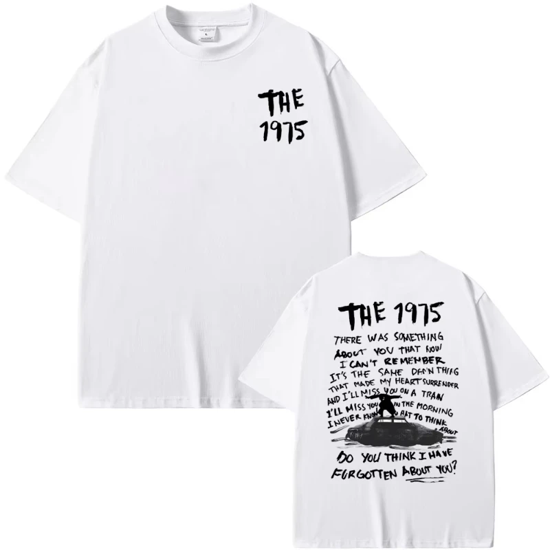 The 1975 about You Graphic Print T-shirt Being Funny in A Foreign Language Album Tshirt Men Women Hip Hop Casual Vintage T Shirt