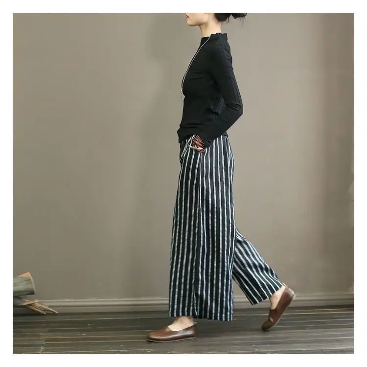 Plus Size Women's Casual Retro Women's Clothing Loose Cotton Linen Office Lady Fashion New Arrival Trendy