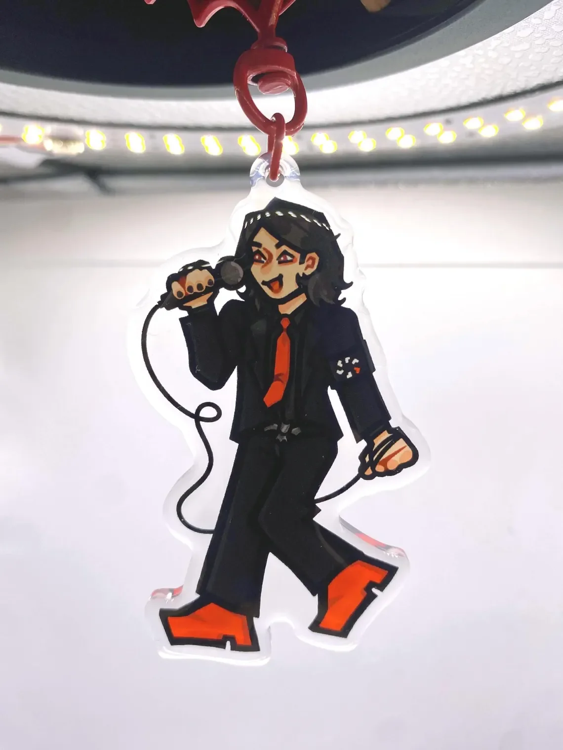 My Chemical Romance Epoxy Keychains PVC Collectible Key Ring for Fans