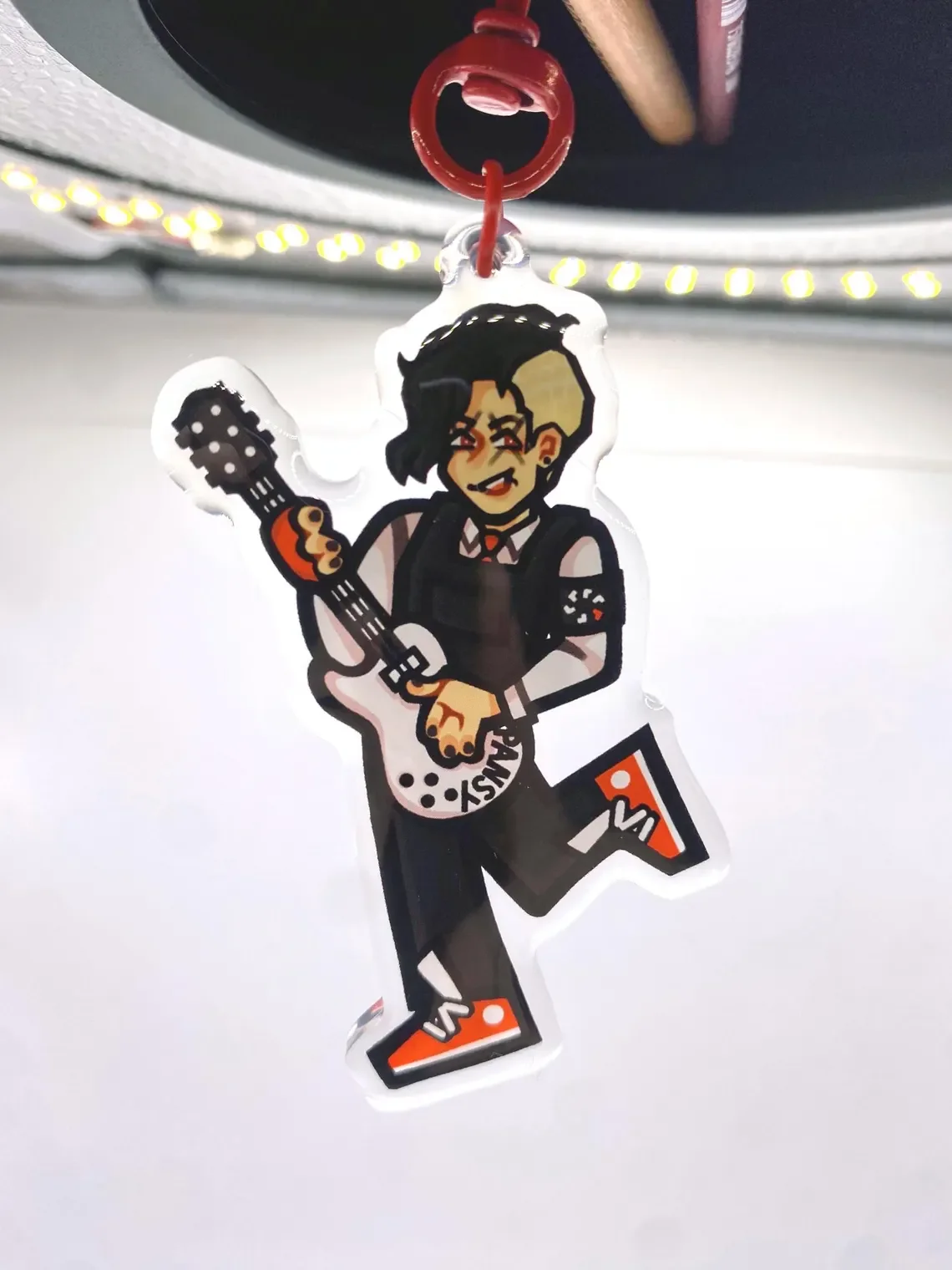 My Chemical Romance Epoxy Keychains PVC Collectible Key Ring for Fans