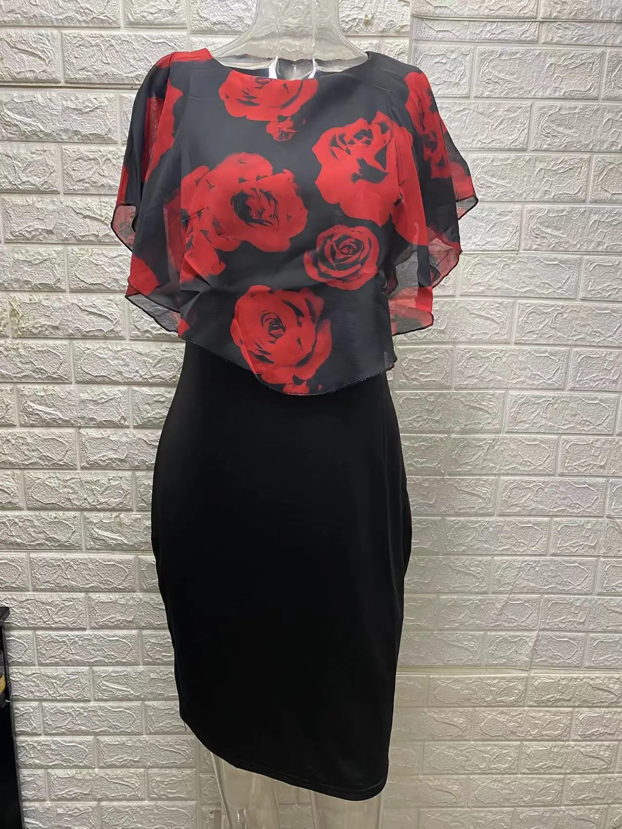 Plus Size Women's Summer Fashion Dress Bodycon Office Lady New Arrival Trendy Comfortable Breathable