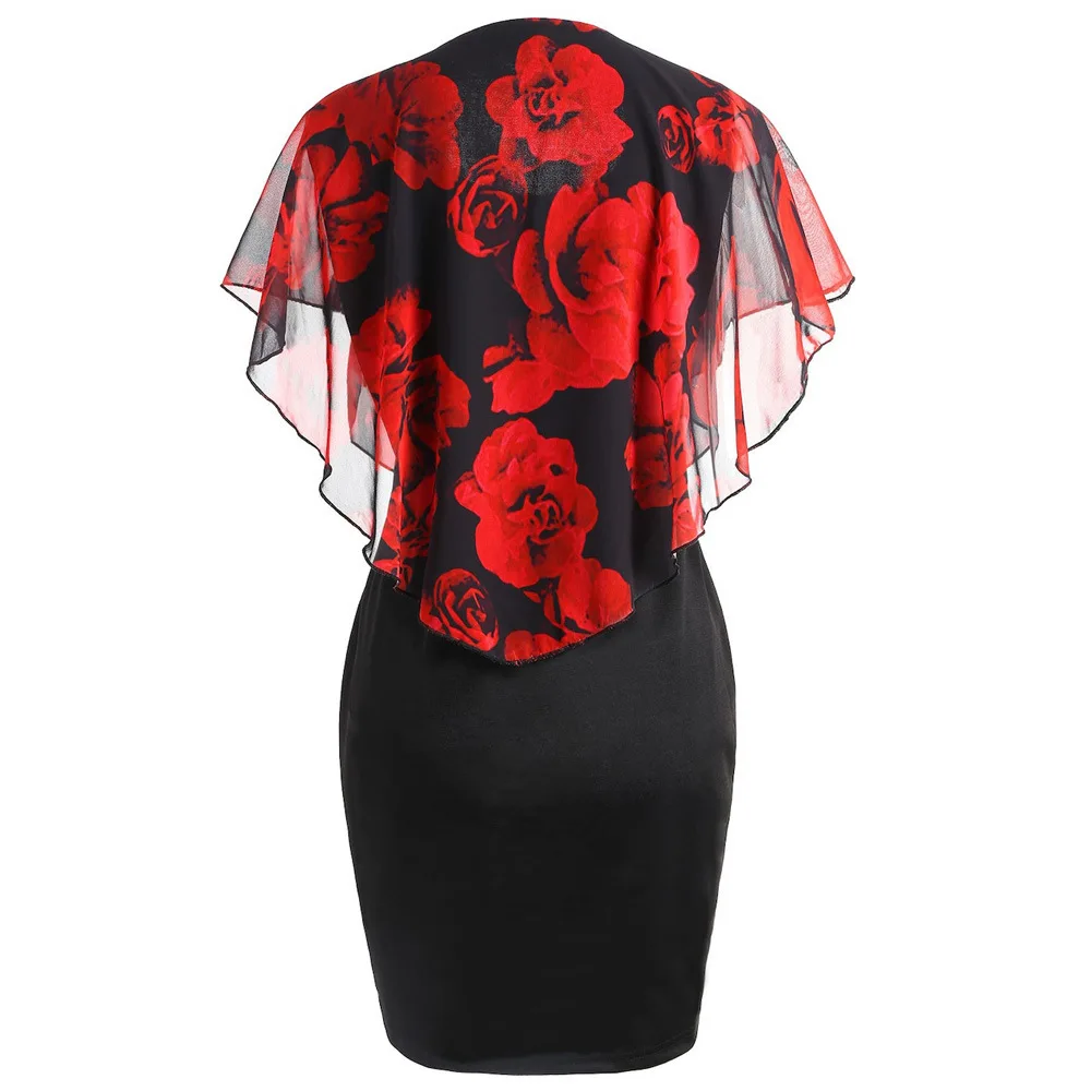 Plus Size Women's Summer Fashion Dress Bodycon Office Lady New Arrival Trendy Comfortable Breathable