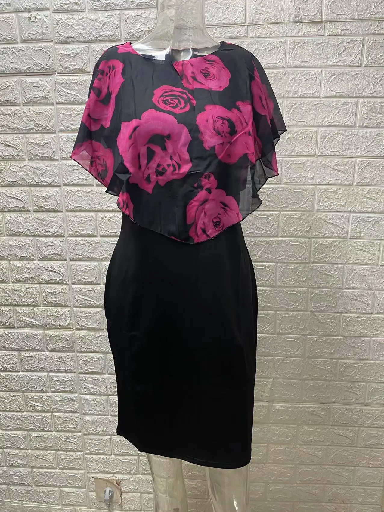 Plus Size Women's Summer Fashion Dress Bodycon Office Lady New Arrival Trendy Comfortable Breathable