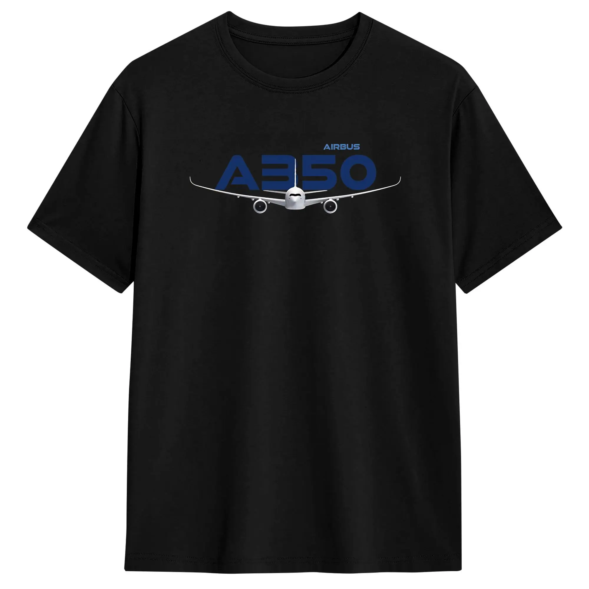Airbus A350 T Shirt Men  Vintage T Shirts Summer Crew Neck Leisure Tee Shirt Hot Sale Oversized Tops