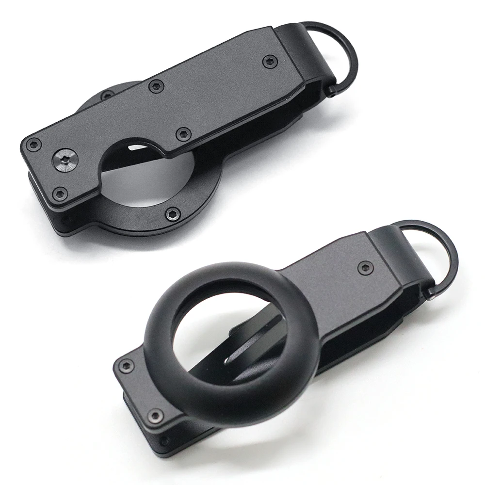 Aluminum Alloy Keychain for Apple Airtag Key Holder Compatible Tracking Keyfob for Smart Key Rings