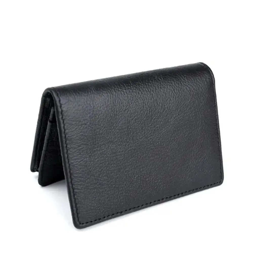 New Multifunctional Card Sleeve Casual Cowhide Business Card Bag Business Coin Purse Men's