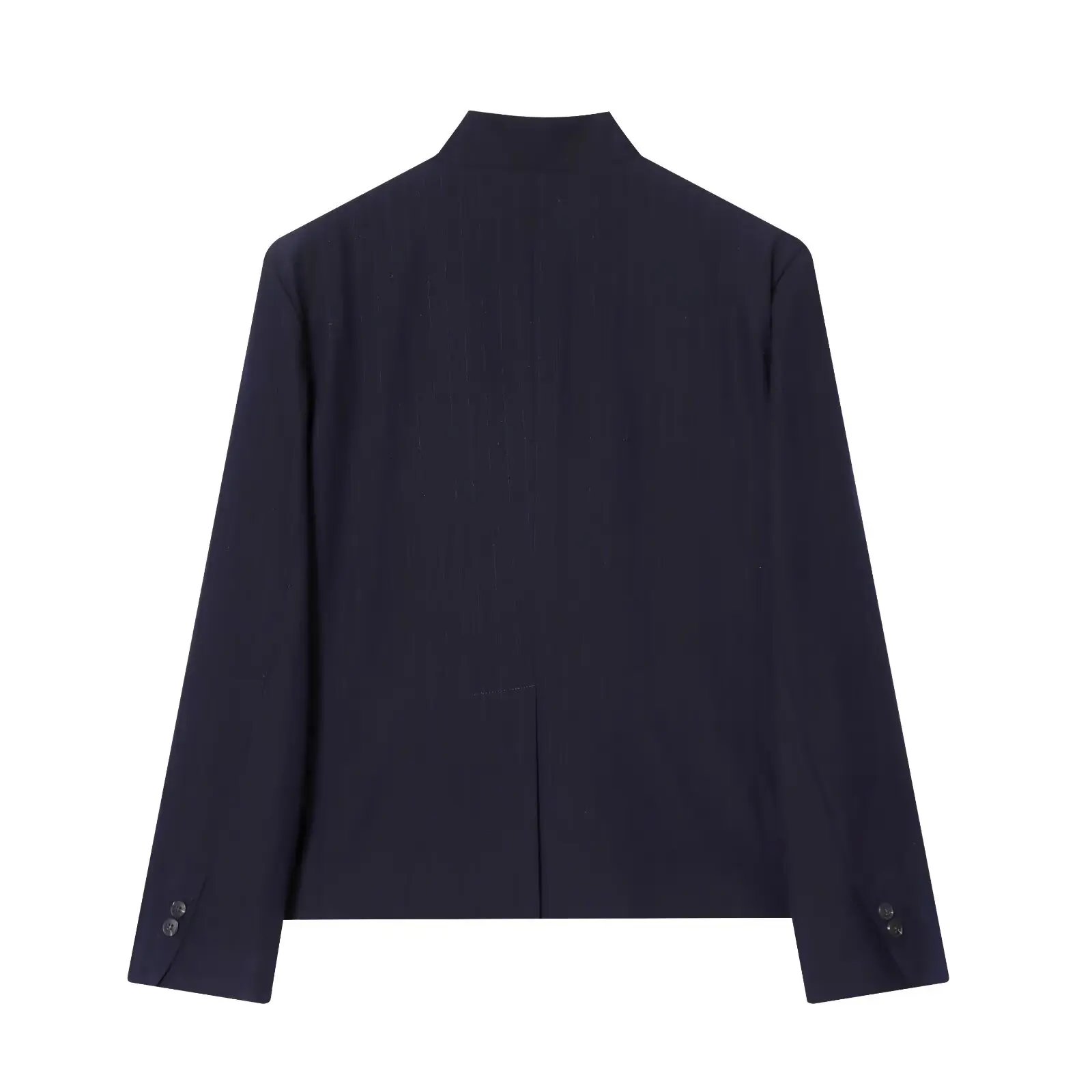 KONDALA Women Commute Pinstripe Blazer High-Neck Button Stripe Hacking Blazer 2026 Spring Summer Trends High Street Lady Blazer