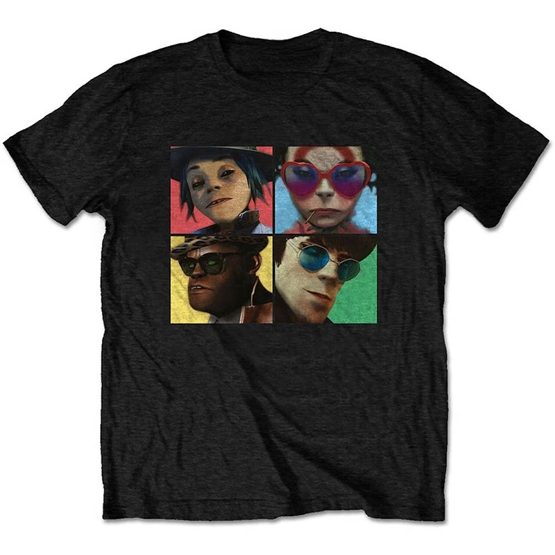 Gorillaz, A British Virtual Band, Is A Street Urchin Casual T-shirt Luxury Band Brand for Both Men and Women Top