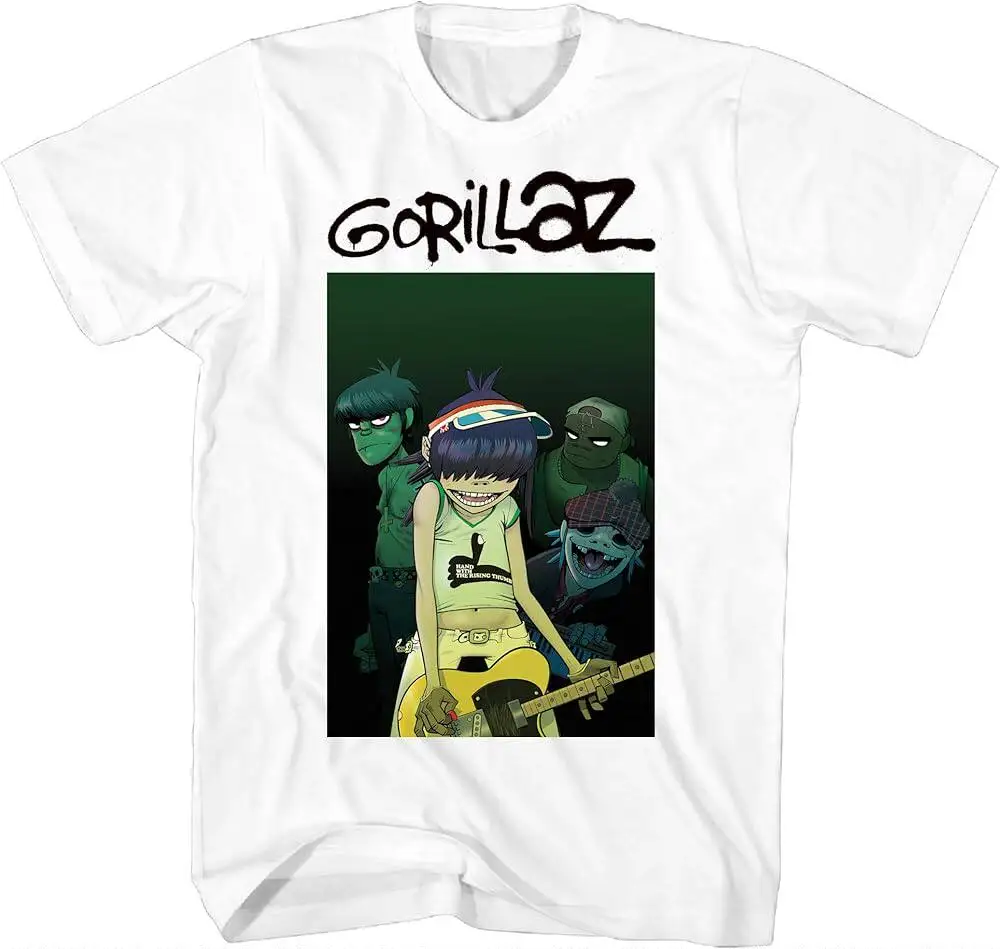 Gorillaz, A British Virtual Band, Is A Street Urchin Casual T-shirt Luxury Band Brand for Both Men and Women Top