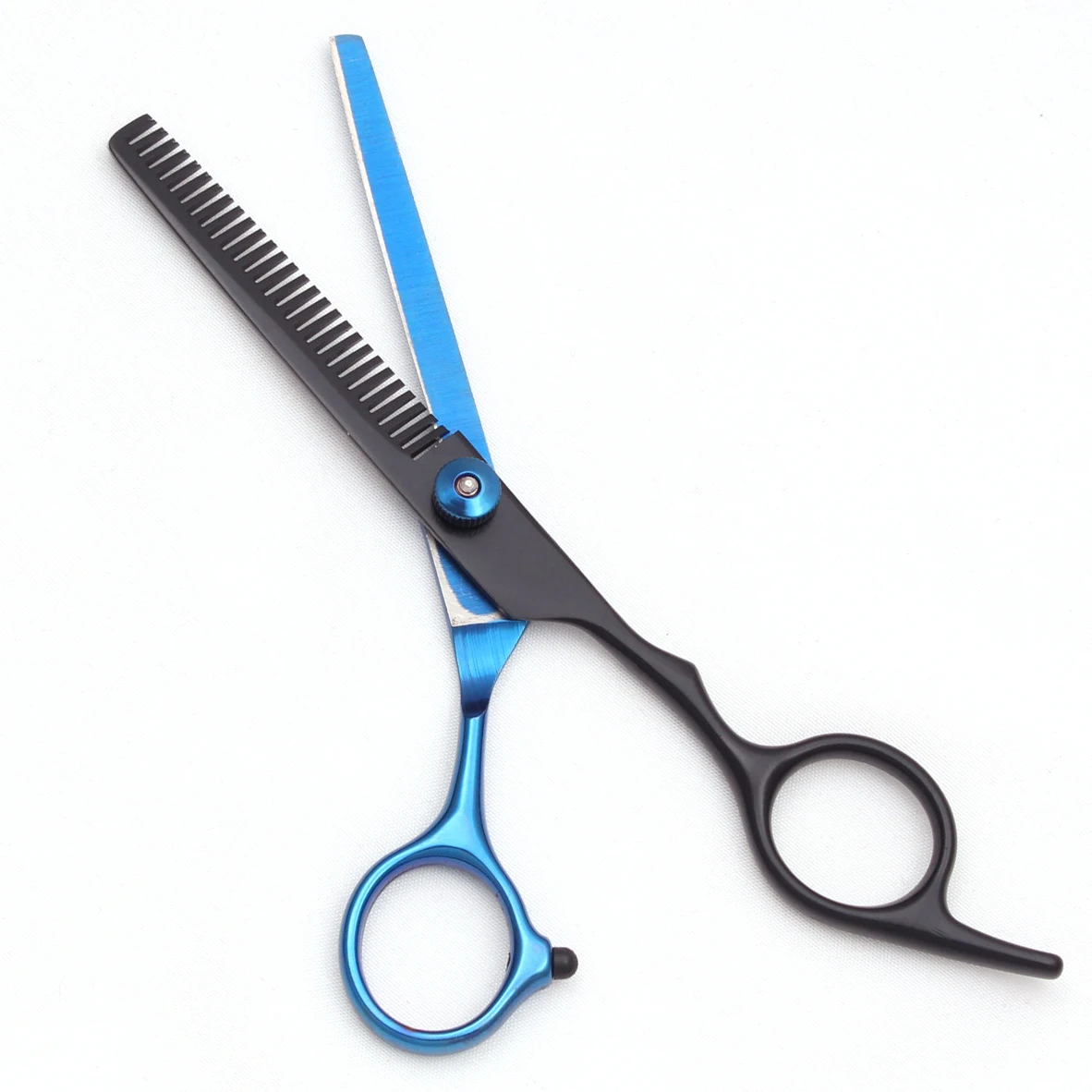 Hair Scissors Set 6'' Japan Stainless Colorful Hairdressing Scissors Black Haircut Set Thinning Scissors Comb Barber Shop C1001