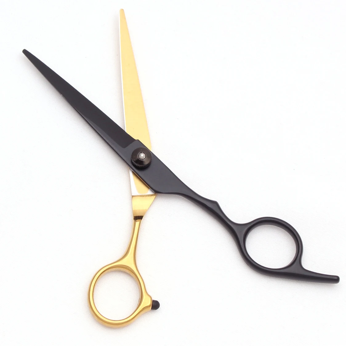 Hair Scissors Set 6'' Japan Stainless Colorful Hairdressing Scissors Black Haircut Set Thinning Scissors Comb Barber Shop C1001