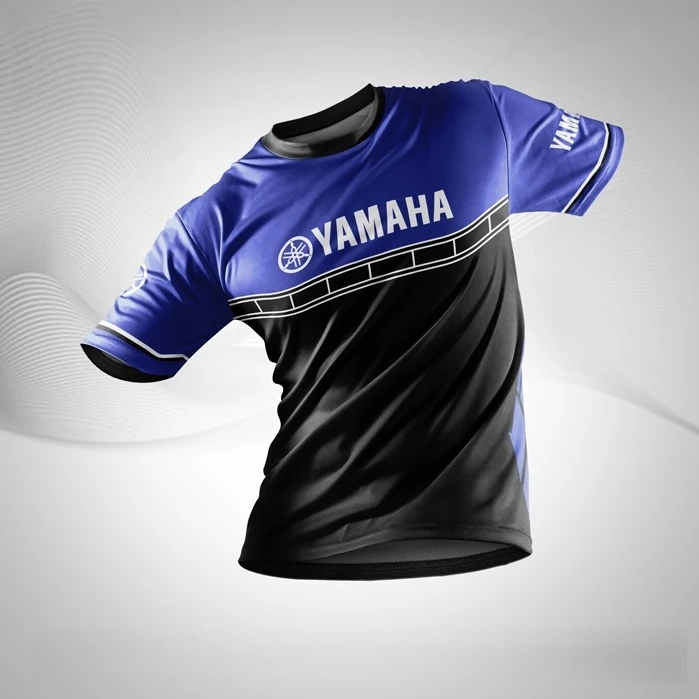 YAMAHA New Breathable and Cool Riding Sport Short-sleeves Unisex Stylish and Casual Plus-size Loose Motorcycle Off-road Jerseys