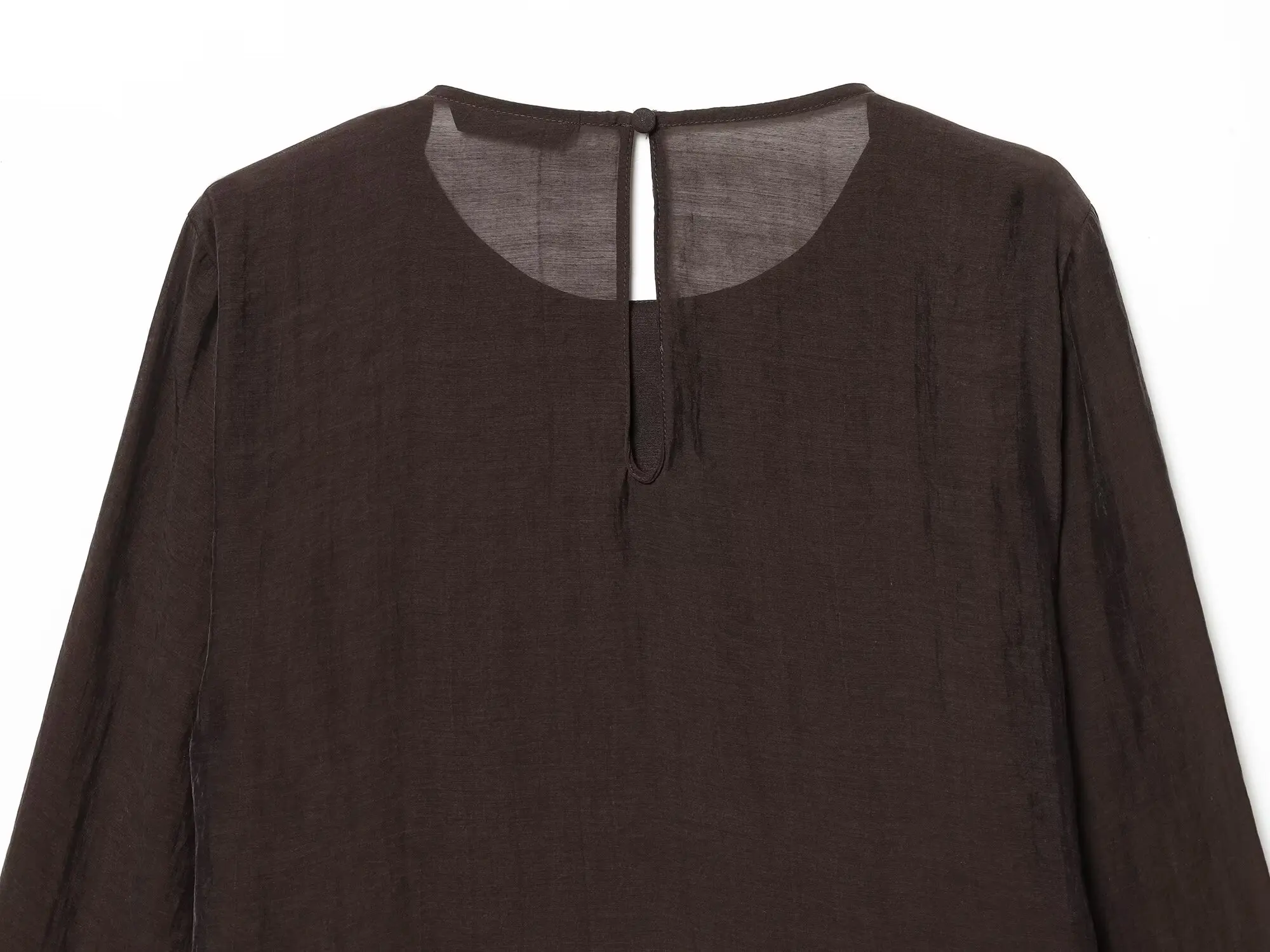 Women Casual Chic Blouse O-Neck Tierred Long Sleeve Loose Shirts Vintage Style Tops New Fashion Summer Elegant Lady Outfit