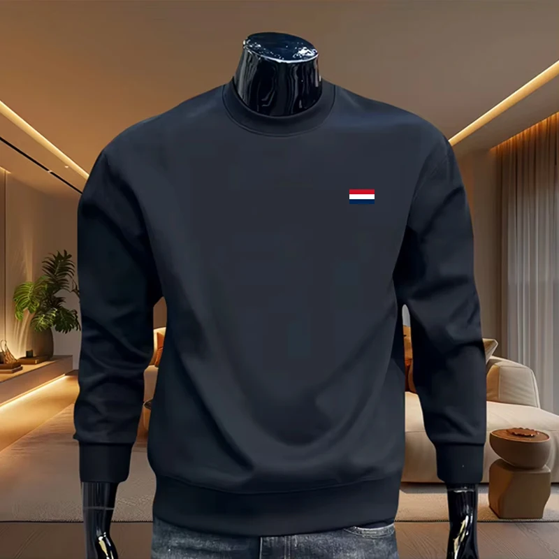 2026 Spring Autumn Outdoors New Fashion Quality Hot Sales Sports Comfortable Casual Men's Sweatshirts Print O-Neck Tops Jogging