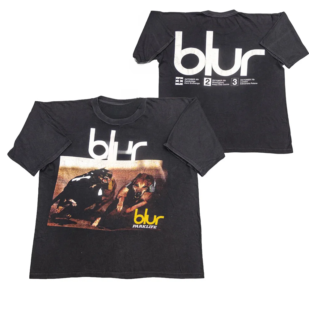 2026 BLUR Band British Rock Punk Casual T-Shirt Men's and Women's Luxury Band Brand Top White