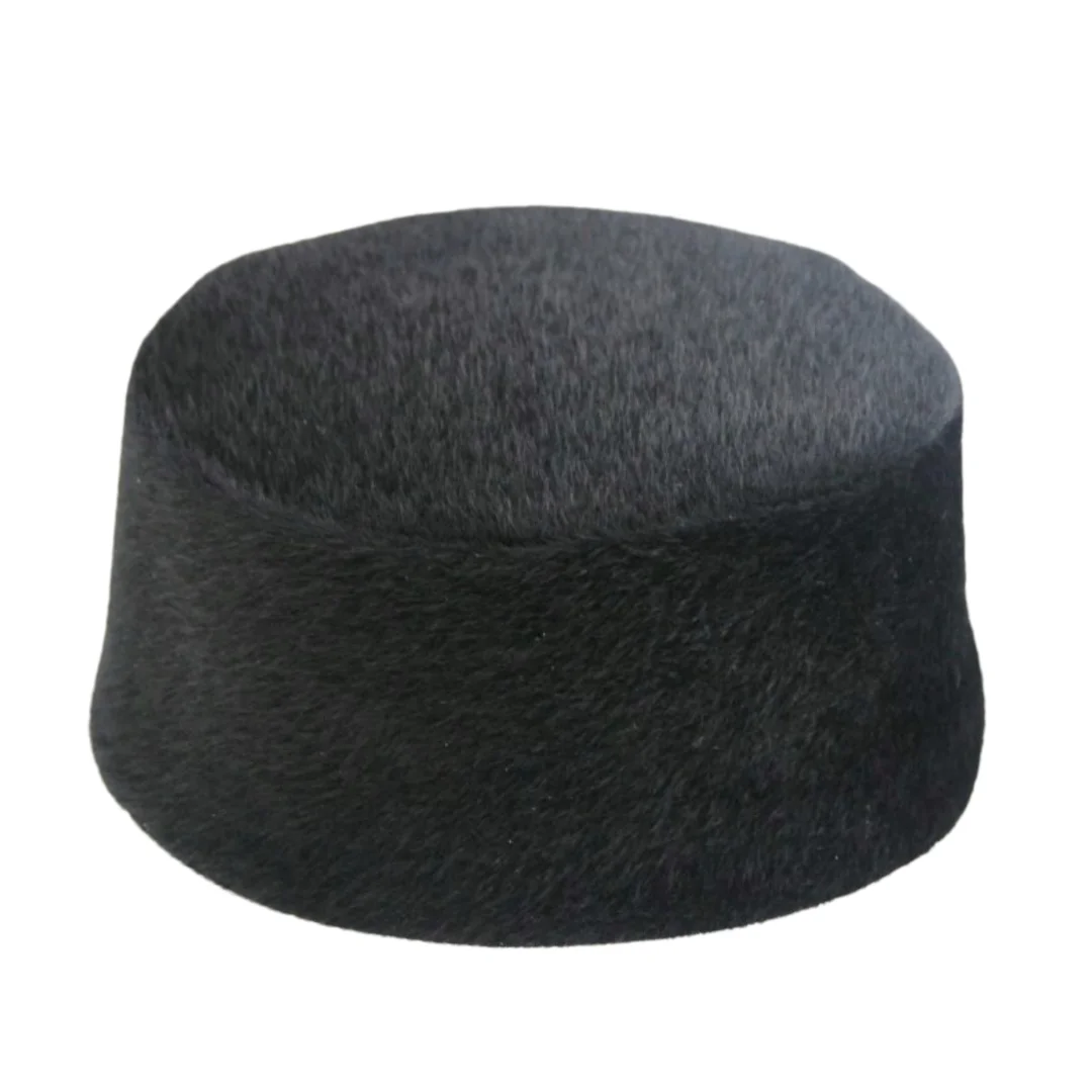 Mens Muslim Prayer Kufi Hat Islamic Arabic Kofia Topi Prayer Hat Beanie Arabian Headwear Ramadan Eid Gift Black