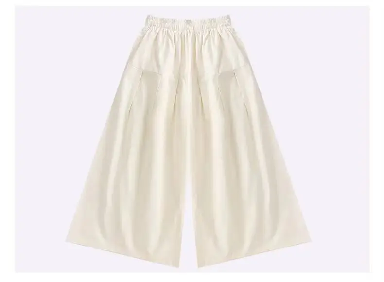 2026 Summer Girls Clothes Child Set Sleeveless Suit Teen Striped T Shirt Crop Top + Wide Leg Loose Pants 4 8 10 12 14 Years