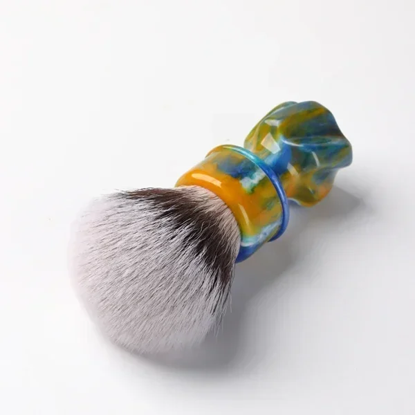 2026 YAQI Wet Shaving Brush Starry Night New 28MM Synthetic Hair Mens Shaving Brush