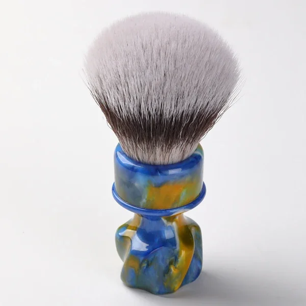 2026 YAQI Wet Shaving Brush Starry Night New 28MM Synthetic Hair Mens Shaving Brush