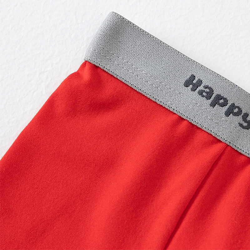 4-Piece Set of Boys' Four Season Solid Color Simple Underwear, Comfortable Elastic Waisted Children's Boxer Shorts, Home Shorts