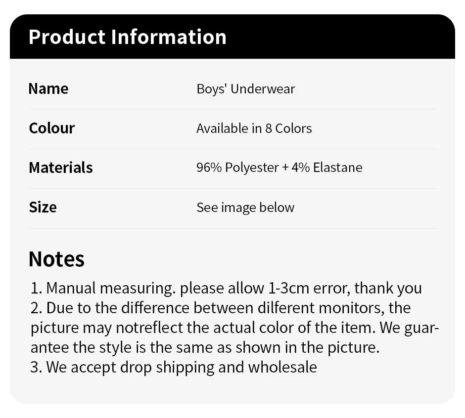 4-Piece Set of Boys' Four Season Solid Color Simple Underwear, Comfortable Elastic Waisted Children's Boxer Shorts, Home Shorts