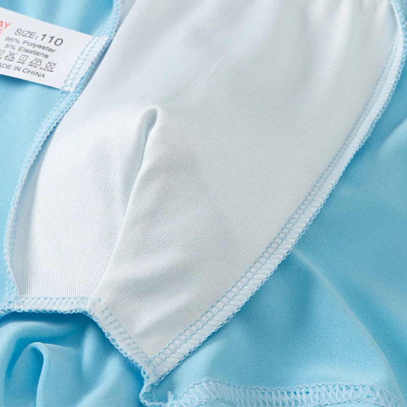 4-Piece Set of Boys' Four Season Solid Color Simple Underwear, Comfortable Elastic Waisted Children's Boxer Shorts, Home Shorts