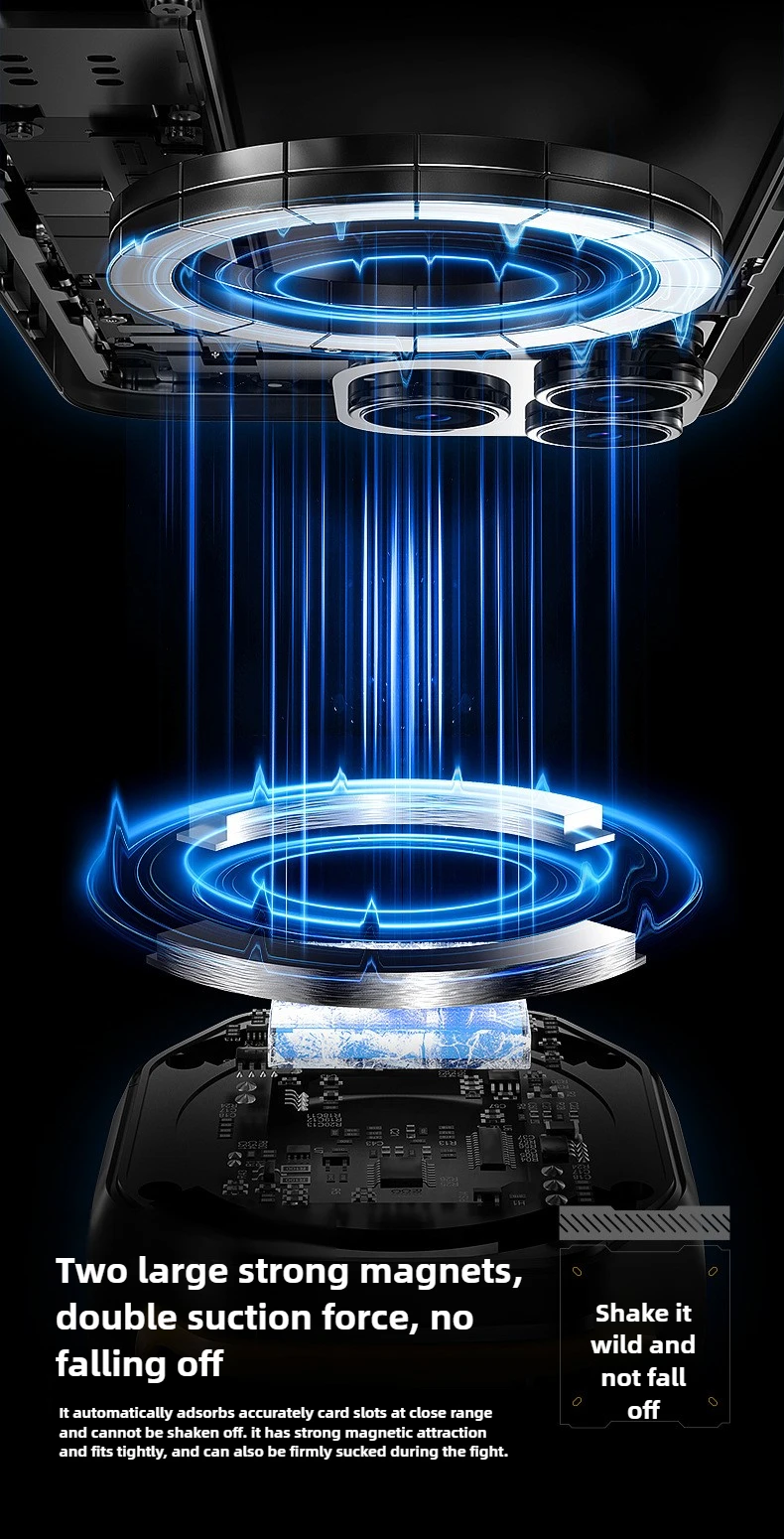 MEMO CX12 Mobile Phone PUBG Game Cooler Magnetic Semiconductor Ice Cooling Fan Radiator with Digital Display for IPhone Android