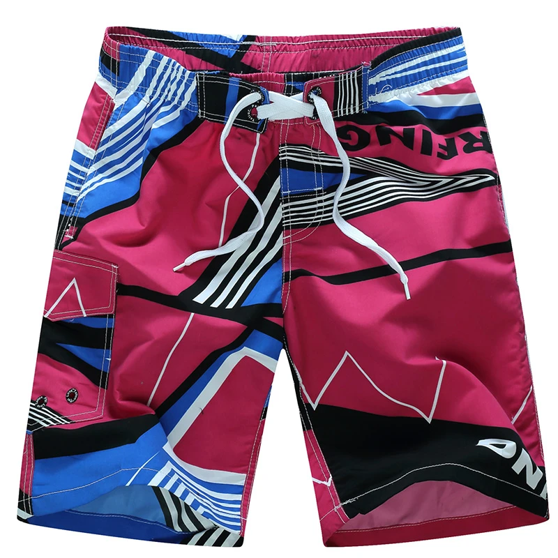 Men's Surf Board Shorts Surfing Beach Trunks Swimming Wear Bermudas Masculina Swimwear Plus Size 4XL 5XL 6XL