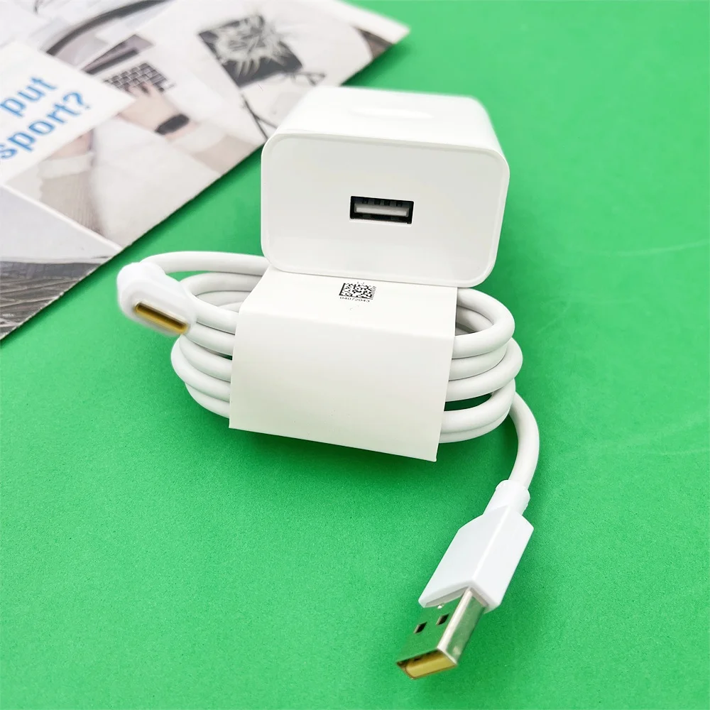 OPPO 33W SuperVOOC Fast Charging USB Charger EU For OPPO A80 A79 A78 A96 A97 A95 F29 F27 A3X A4X A5X Find N2 N3 1M Type C Cable