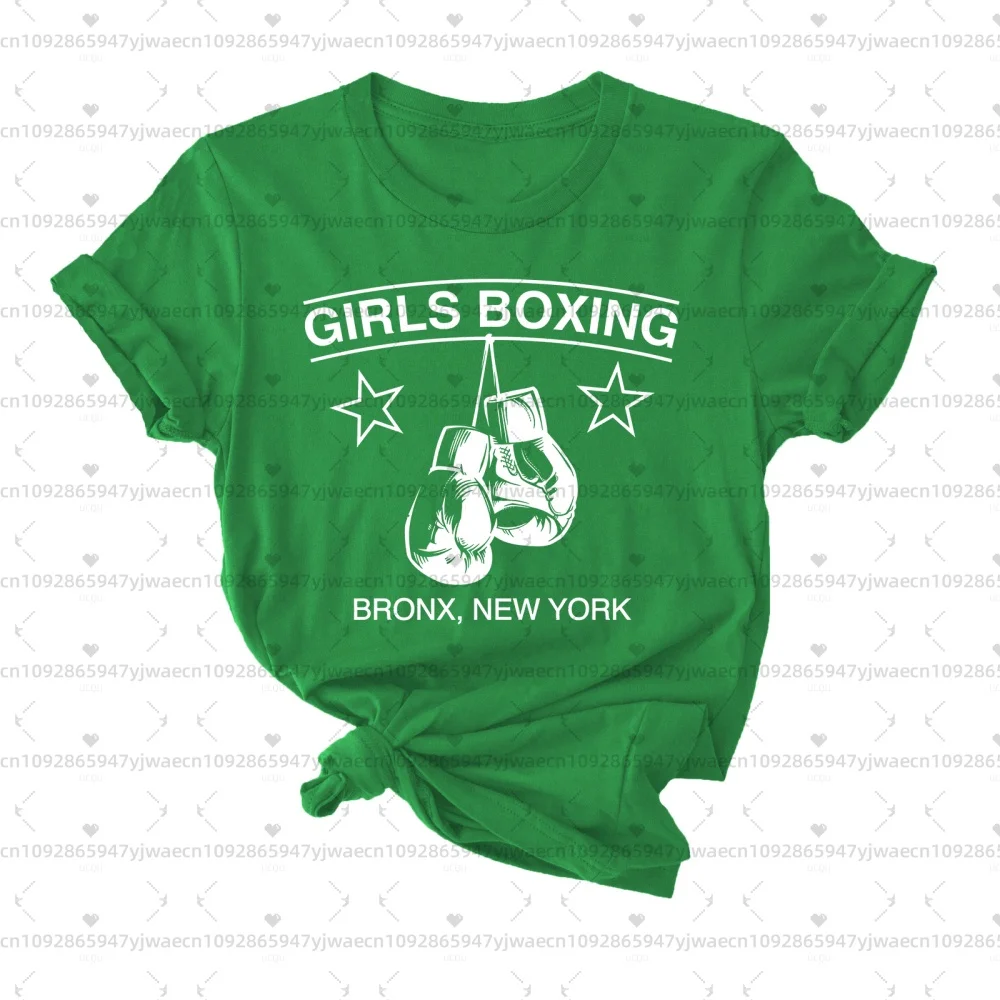 Rachel's Girls Boxing Green T-Shirt Girls Shirt Women's Friends TV Show Rachel Green Friend Plus Size Unisex Women T-Shirt