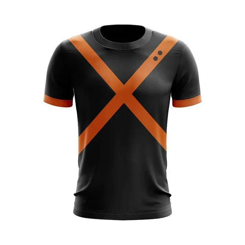 Summer Men's T-shirt 3D Printed School Style T-shirt Top