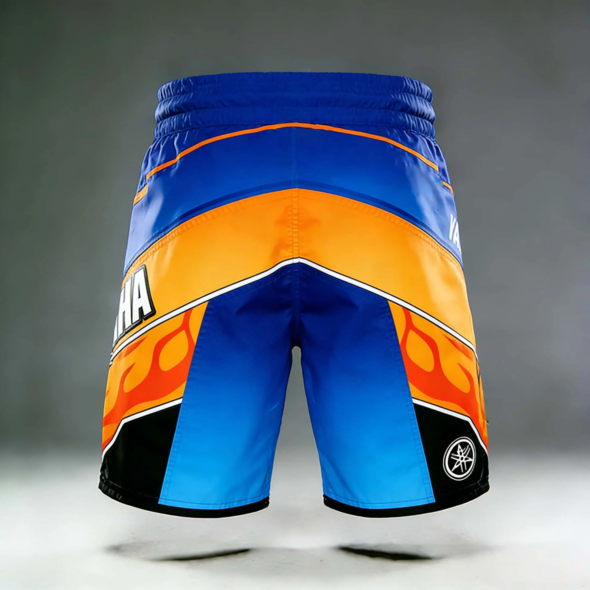 2026 Summer New Yamaha Blue Flames Fashion Sports Outdoor Fitness Shorts, Men Women Large Casual Motorcycle Riding Shorts
