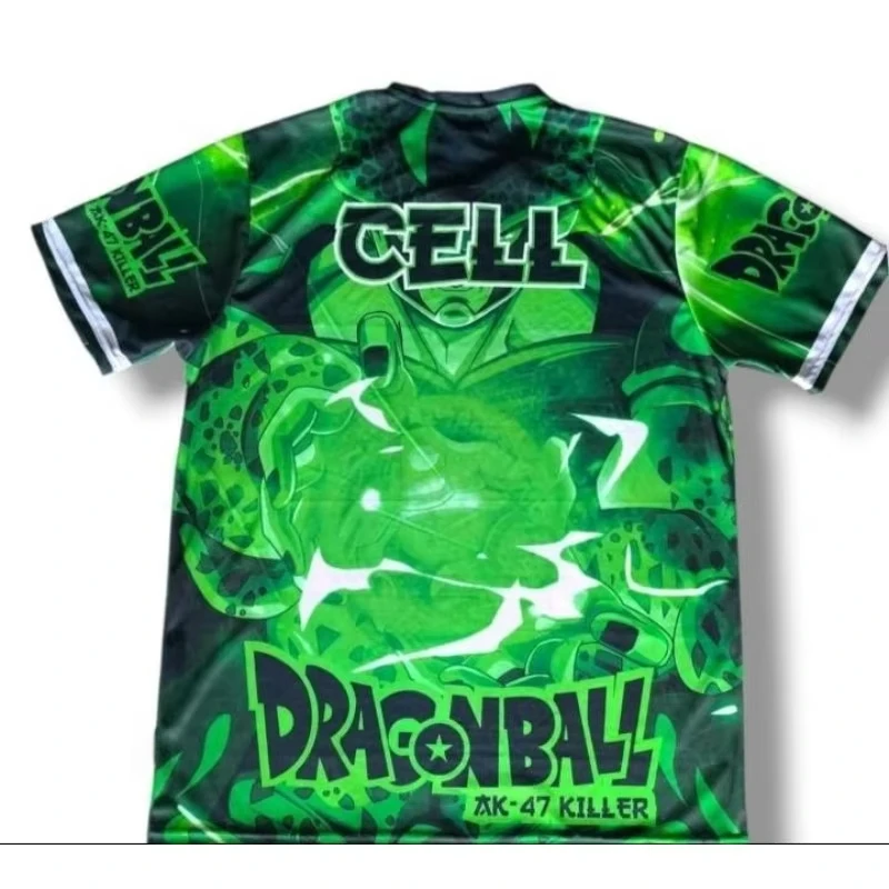 2026 Summer Dragon Ball Retro Fitness T-shirt Men's Oversized 3D Printed Short-sleeved Family Unisex Children's Sports Shirt
