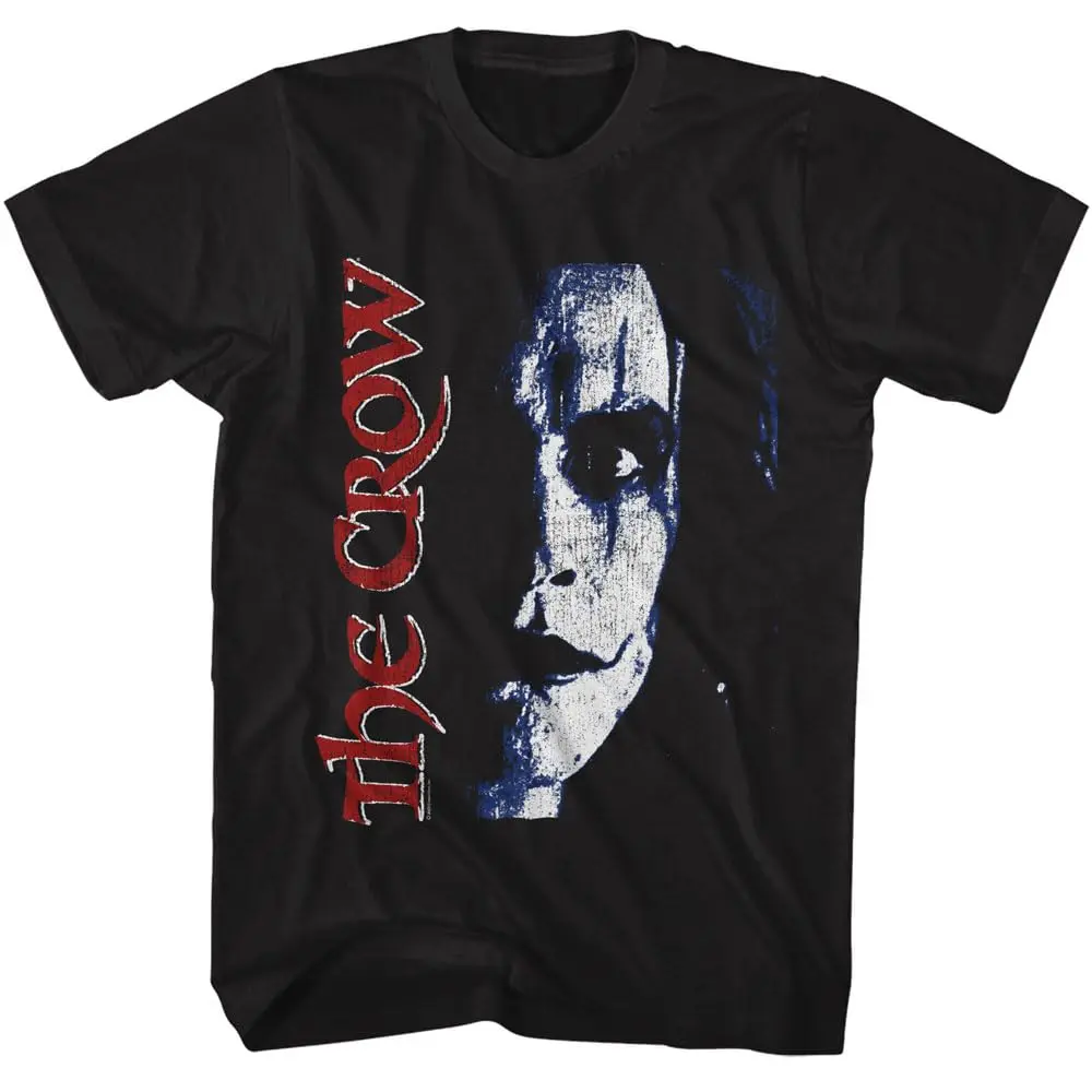 The Crow T-Shirt Men Summer Eric Draven Gothic Horror Graphic Short Sleeve Oversized Streetwear Loose Movie Fan Tee