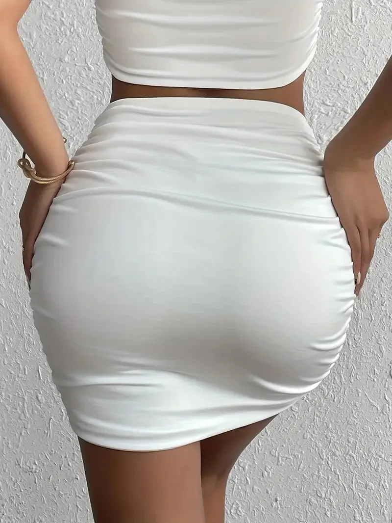 Women's 2026 Summer Sexy Bodycon Skirt – Slim Fit Short Pencil Skirt, Y2K Clubwear Mini Skirt