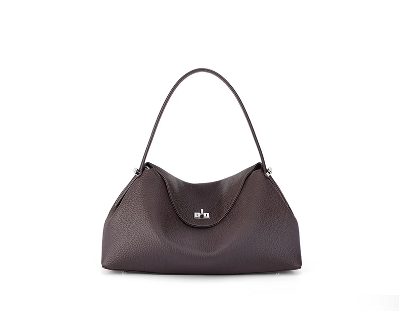 Women's High-Quality Cowhide Large Capacity Casual Shopping Bag Genuine Leather Handbag Fashionable Retro Designer Luxury Bag