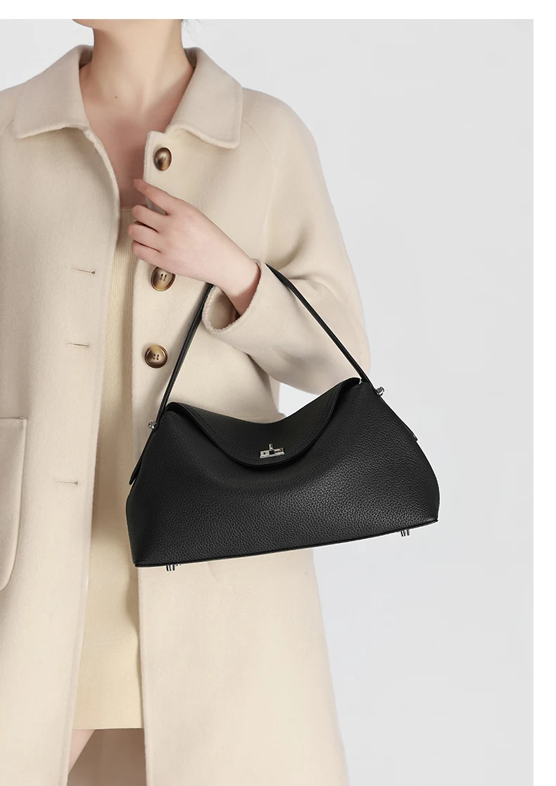 Women's High-Quality Cowhide Large Capacity Casual Shopping Bag Genuine Leather Handbag Fashionable Retro Designer Luxury Bag