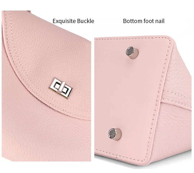 Women's High-Quality Cowhide Large Capacity Casual Shopping Bag Genuine Leather Handbag Fashionable Retro Designer Luxury Bag