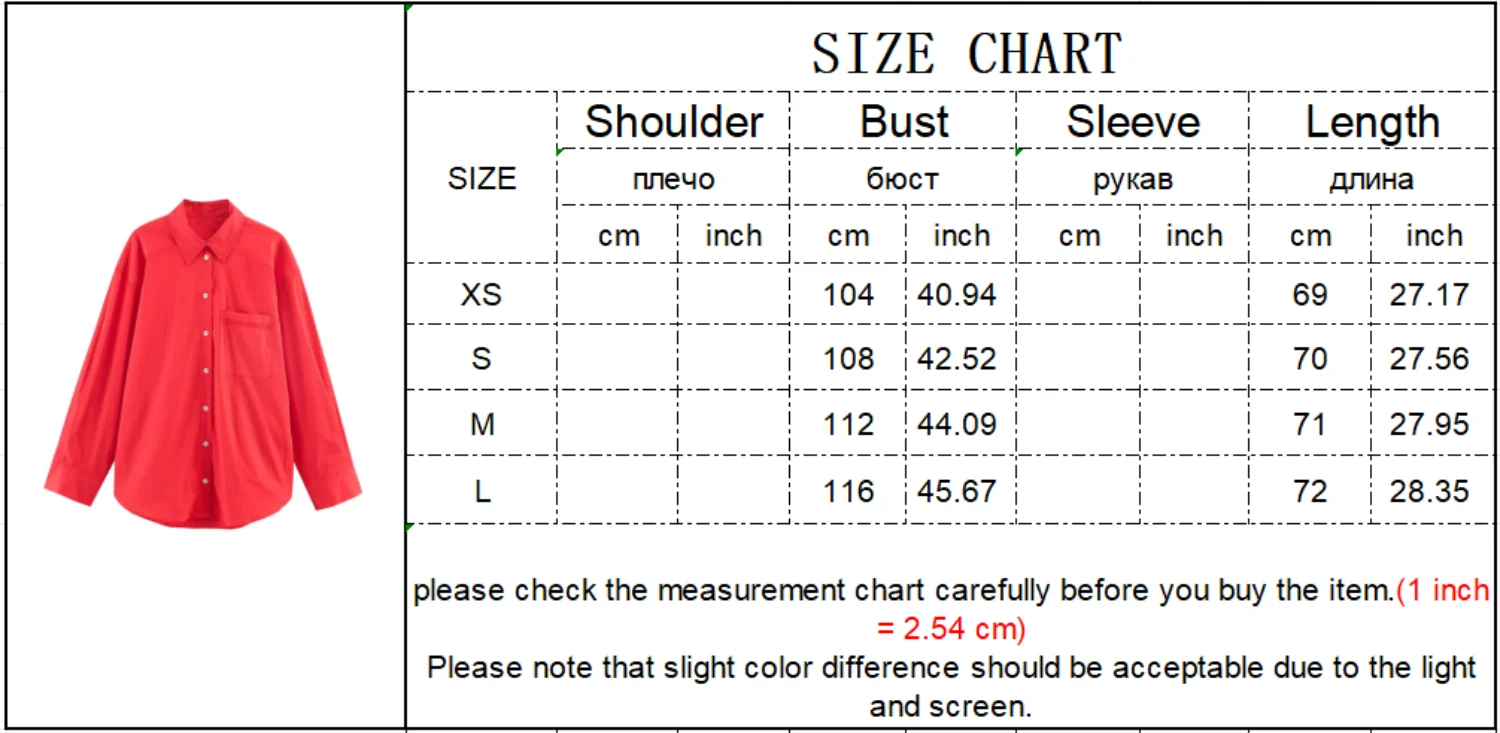 TFMLN Fashion Women Shirt Loose Long Sleeve Vintage Female Blouses Spring Summer 2026 Casual Pocket Button Up Female Shirts