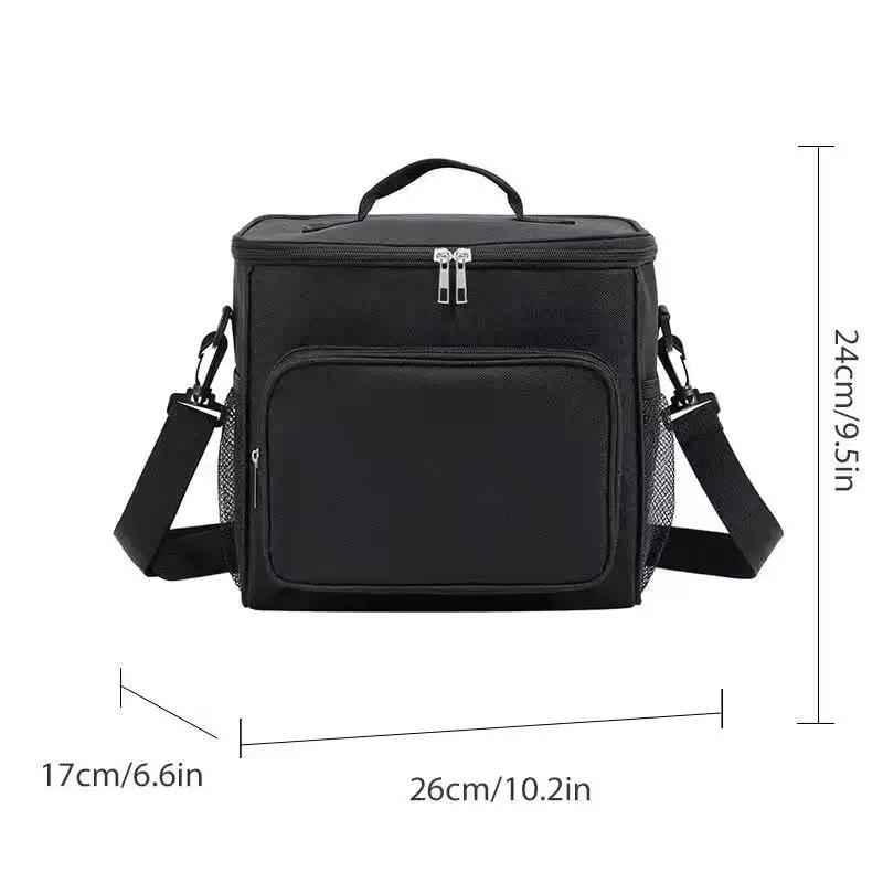 1pcs Thickened insulated Bag Student Lunch Box Large Capacity Hand-Held Single-Shoulder Outdoor Picnic Bag