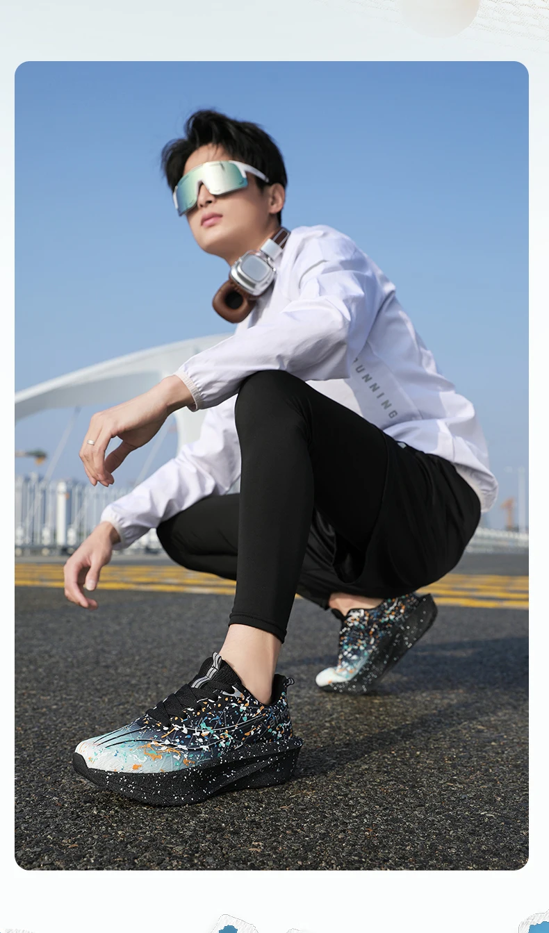 Marathon Men Running Shoes Carbon Board Speciality Sports Breathable Lightweight Women's Comfortable Chunta Athletic Sneakers